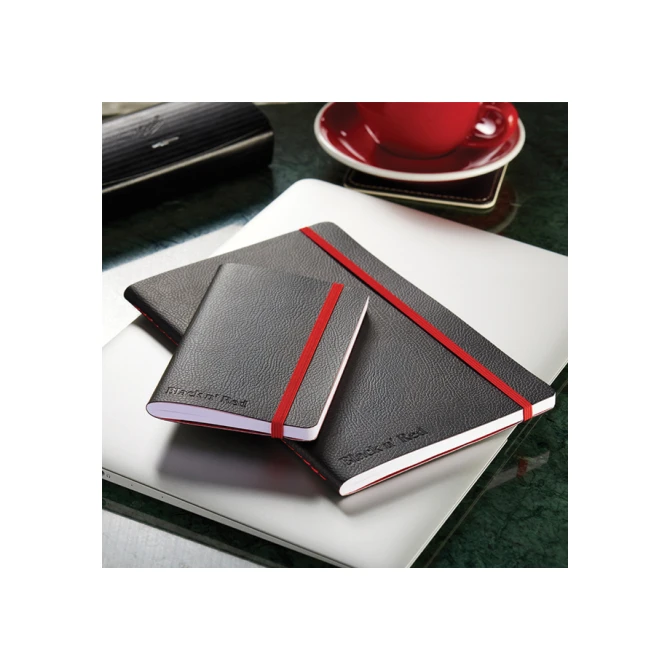 Notitieboek Oxford Black n' Red A5 business journal 72vel lijn