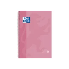Notitieboek Oxford Classic Europeanbook A4+ 4-gaats lijn 80vel roze