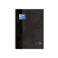 Notitieboek Oxford Classic Europeanbook A4+ 4-gaats lijn 80vel zwart