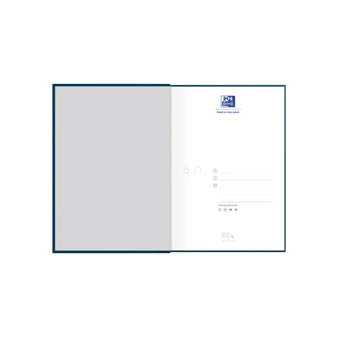Notitieboek Oxford Office Essentials A5 96vel lijn zwart