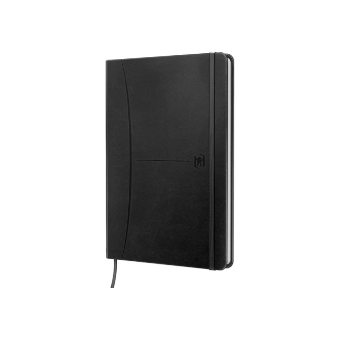 Notitieboek Oxford Signature A5 lijn 80vel zwart