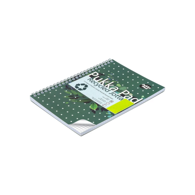 Notitieboek Pukka Pad Jotta A5 ruit 5x5mm 110 pagina's 80gr groen