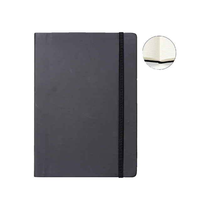 Notitieboek Quantore A4 lijn192 blz 80gr zwart
