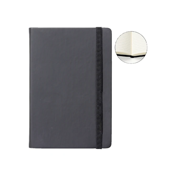 Notitieboek Quantore A5 lijn 192blz 80gr zwart