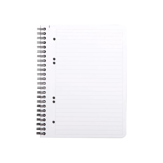 Notitieboek Rhodia Greenbook A5 lijn 6-gaats 180 pagina's 90gr zwart
