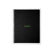 Notitieboek Rhodia Greenbook recycled A4+ lijn 160 pagina's 90gr sc Notitieboek Rhodia Greenbook recycled A4+ lijn 160 pagina's 90gr sc