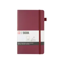 Notitieboek Sakura large 130x210mm lijn hard cover moerbei