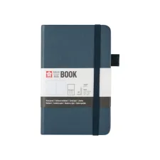 Notitieboek Sakura pocket 90x140mm lijn hard cover donker indigo