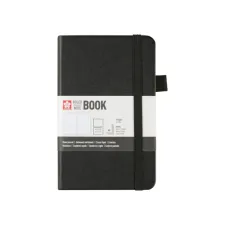 Notitieboek Sakura pocket 90x140mm lijn hard cover zwart
