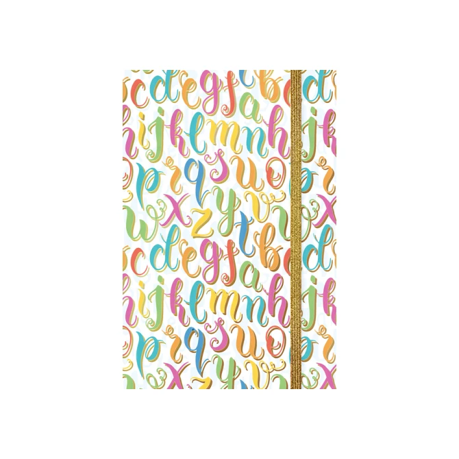 Notitieboekje letters/TC/150-110mm/Multi/Papier