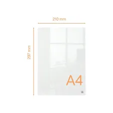 Notitiebord Nobo transparant acryl A4