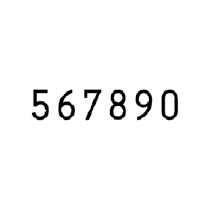 Numeroteur Reiner B2 Block 5.5mm 6 cijfers