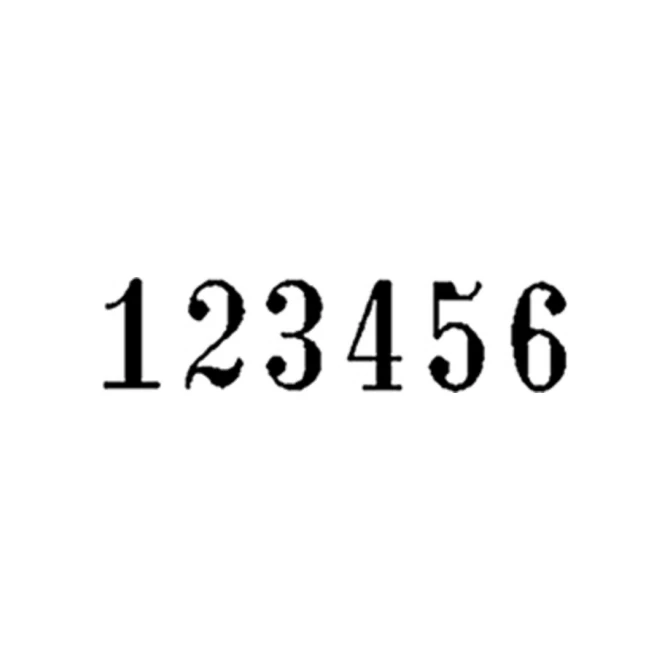 Numeroteur Reiner B6K Antiqua 4.5mm 6 cijfers