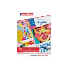 Olie- en Acrylblok edding 30010 A3 10 vel 300 gram wit Olie- en Acrylblok edding 30010 A3 10 vel 300 gram wit
