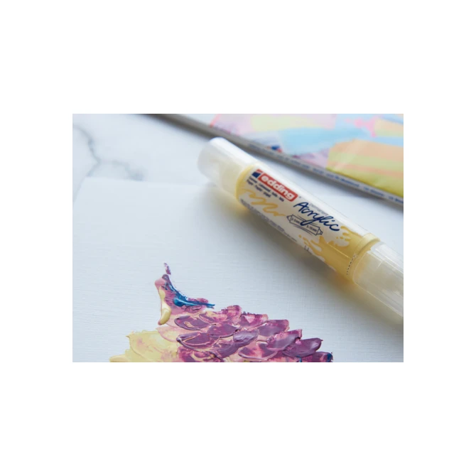 Olie- en Acrylblok edding 30010 A4 10 vel 300 gram wit
