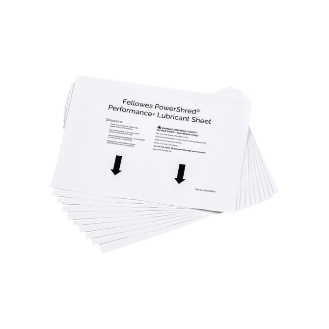 Olievellen voor papiervernietiger Fellowes Powershred Performance+ 10 vel