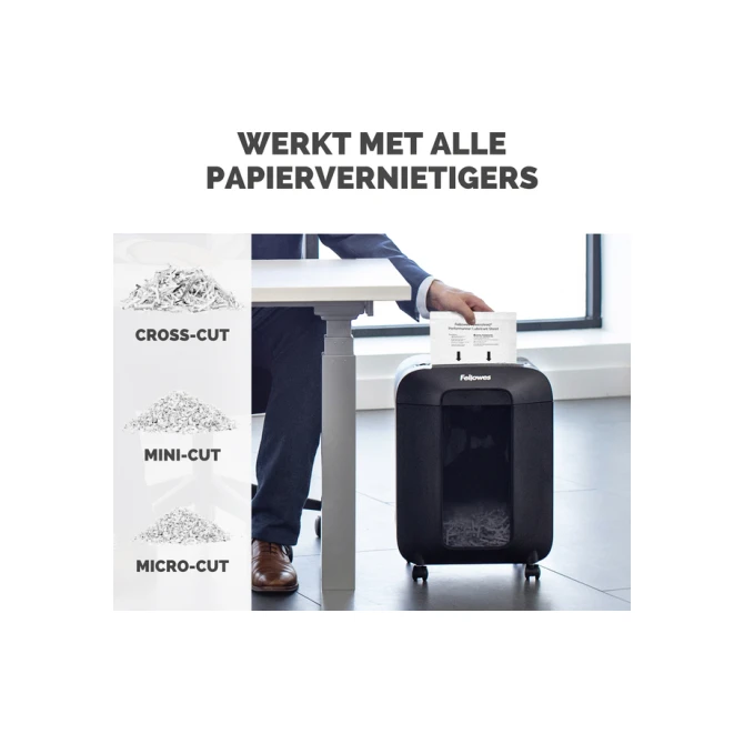 Olievellen voor papiervernietiger Fellowes Powershred Performance+ 10 vel