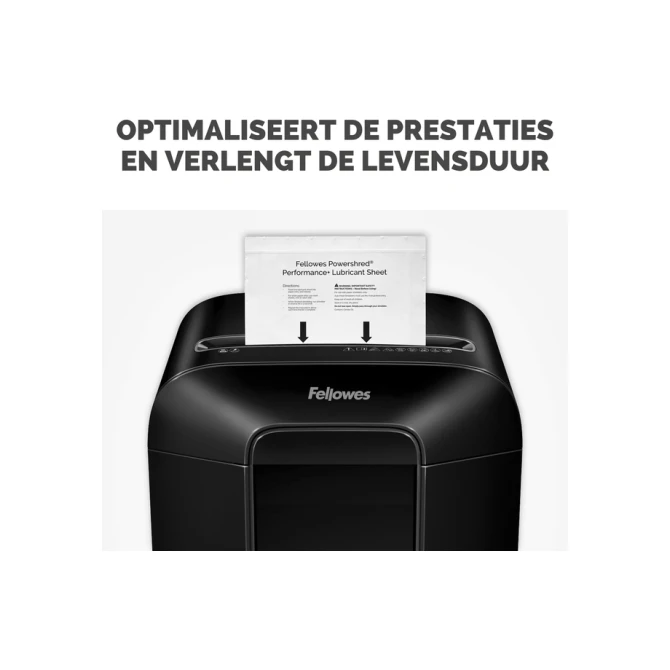 Olievellen voor papiervernietiger Fellowes Powershred Performance+ 10 vel