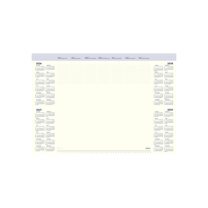 Onderlegblok 2027 Brepols Office Mate 7dagen/1pagina 41.2x59cm