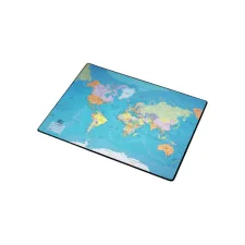 Onderlegger Esselte 40x53cm met wereldkaart Nederlands Onderlegger Esselte 40x53cm met wereldkaart Nederlands