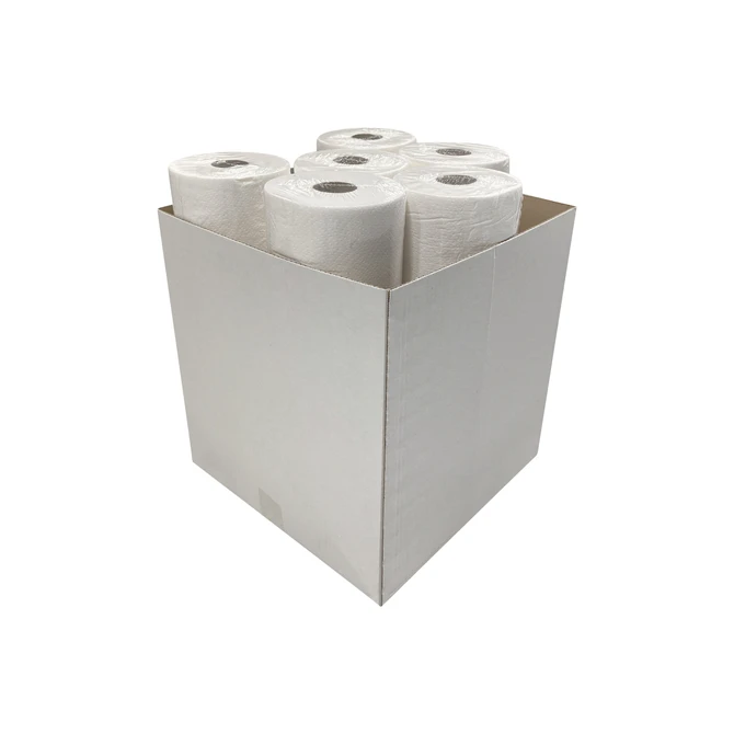 Onderzoektafelpapier Euro Products 2-laags 45cmx100m 250 vel wit 138047