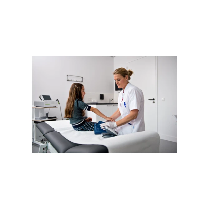 Onderzoektafelpapier Euro Products 2-laags 50cmx100m 250 vel wit 138052