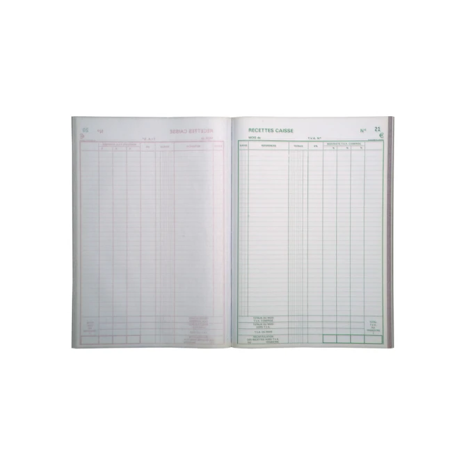 Ontvangstboek Exacompta Manifold ontvangsten dupli 50vel Frans