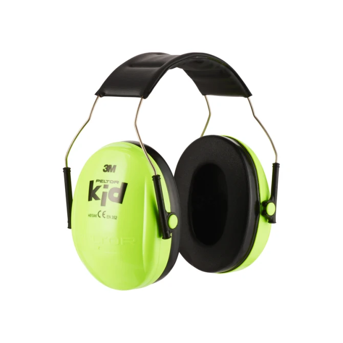 Oorkap 3M Peltor voor kinderen  H510AK (87-98 dB) neongroen