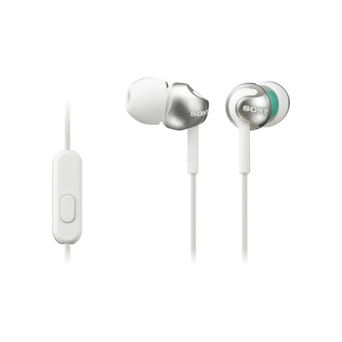 Oortelefoon Sony in-ear EX110 9mm wit