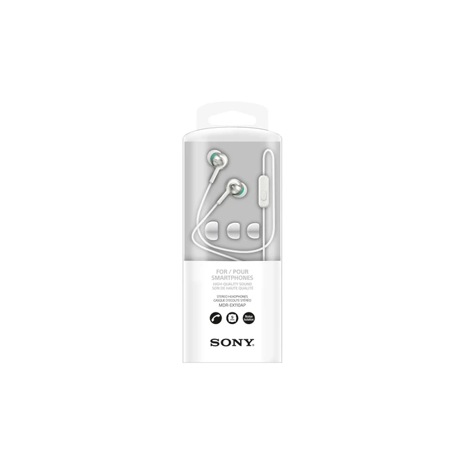 Oortelefoon Sony in-ear EX110 9mm wit