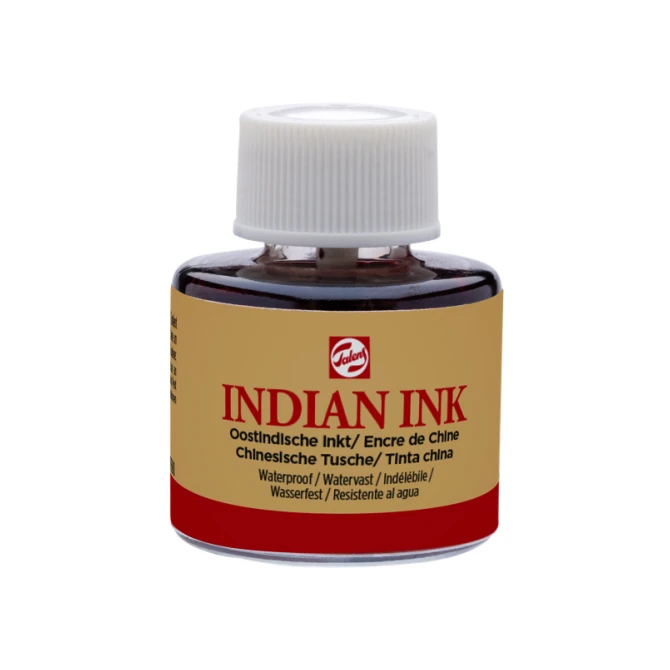 Oost-Indische inkt Talens zwart 11ml