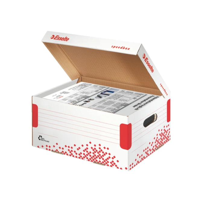 Opberg- en transportdoos Esselte Speedbox 355x193x252mm wit