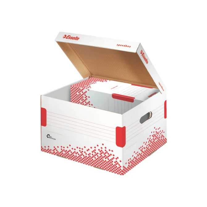 Opberg- en transportdoos Esselte Speedbox 367x263x325mm wit