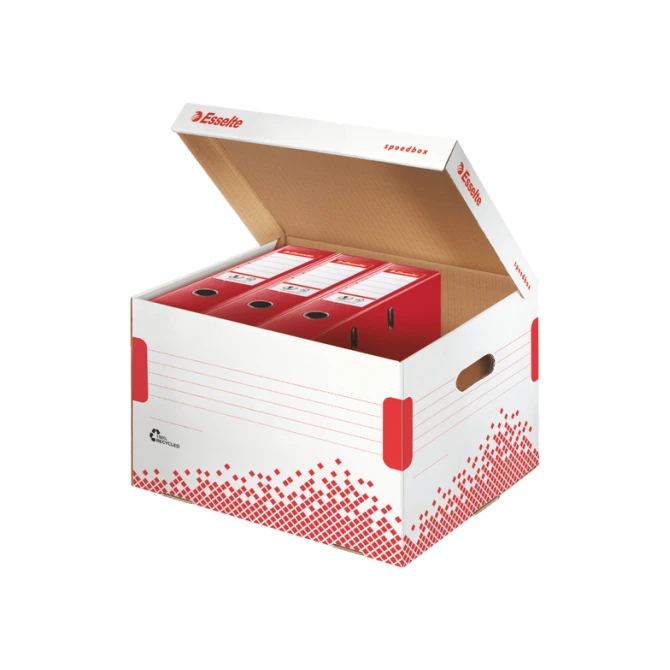 Opberg- en transportdoos Esselte Speedbox 392x301x334mm wit