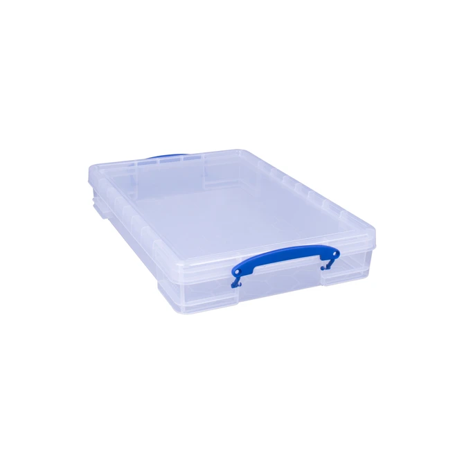 Opbergbox Really Useful 10 liter 520x340x85mm transparant wit