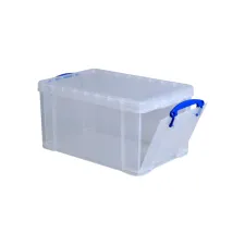 Opbergbox Really Useful 14 liter 395x255x210mm transparant wit