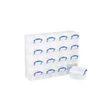 Opbergbox Really Useful 16x 0.14 liter 280x224x65mm transparant wit