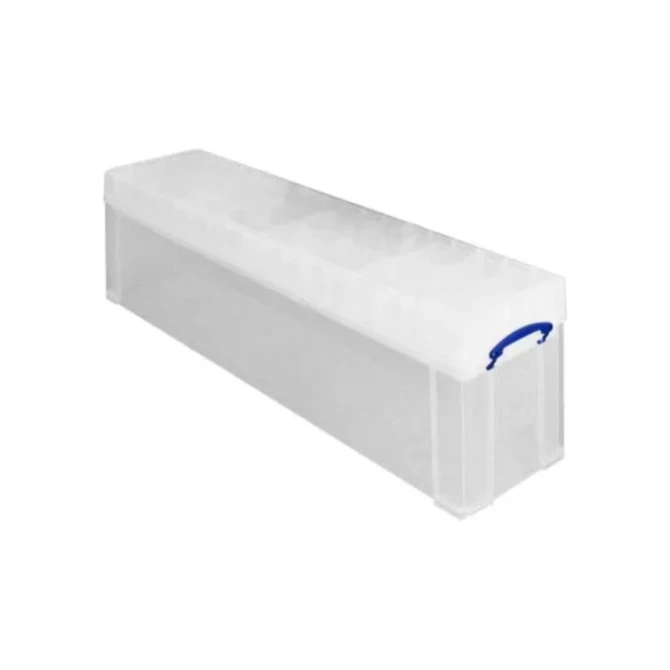 Opbergbox Really Useful 77 liter 1201x270x355mm transparant wit