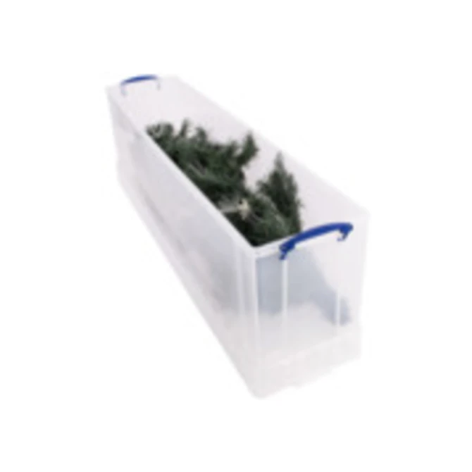 Opbergbox Really Useful 77 liter 1201x270x355mm transparant wit
