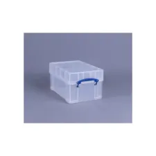 Opbergbox Really Useful 9 liter XL 395x255x205mm transparant wit