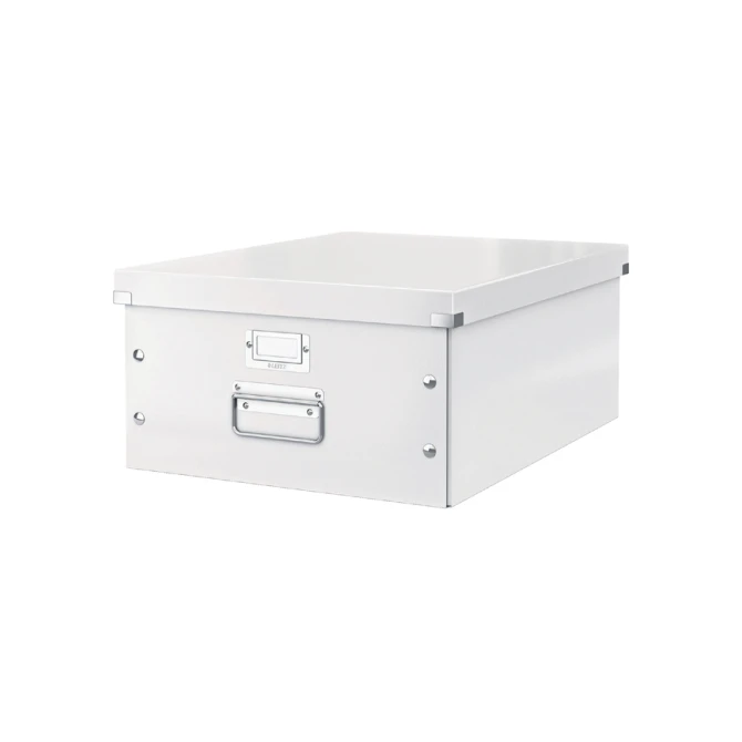 Opbergdoos Leitz Click & Store WOW groot 350x188x450mm wit