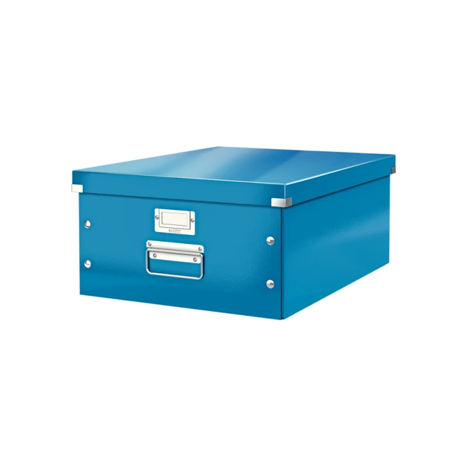 Opbergdoos Leitz Click & Store WOW groot 369x200x482mm blauw