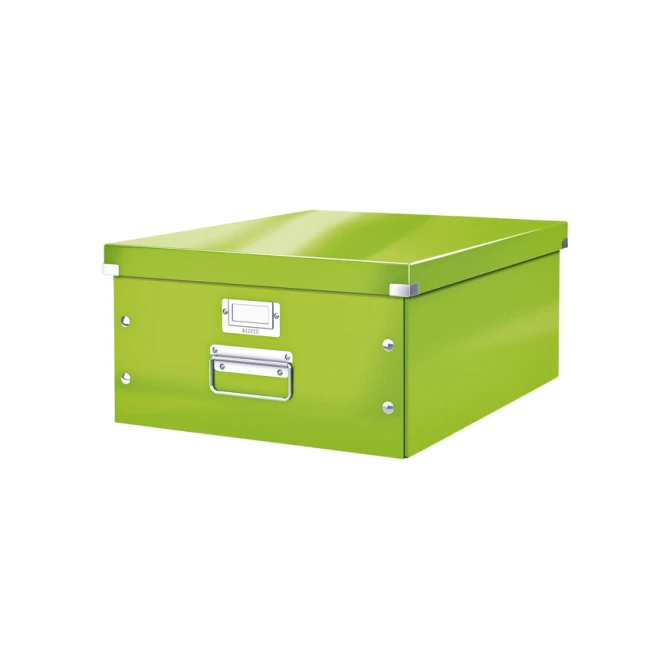 Opbergdoos Leitz Click & Store WOW groot 369x200x482mm groen