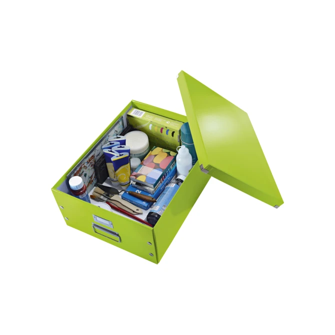 Opbergdoos Leitz Click & Store WOW groot 369x200x482mm groen