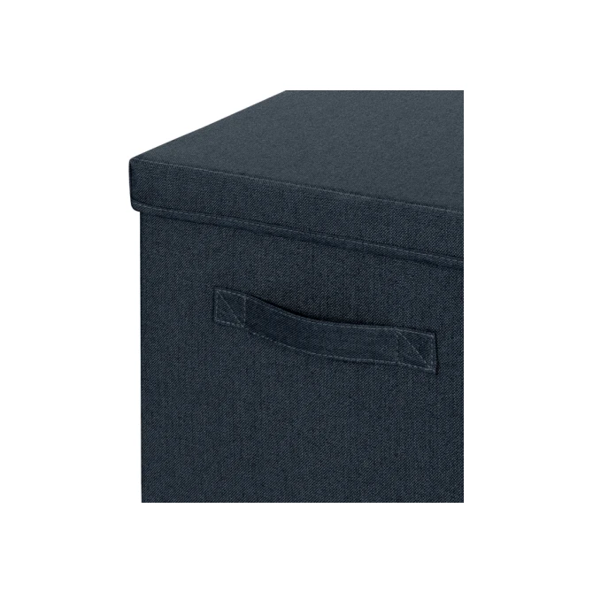 Opbergdoos Leitz gestoffeerd met deksel 330x325x380mm grijs 2 st