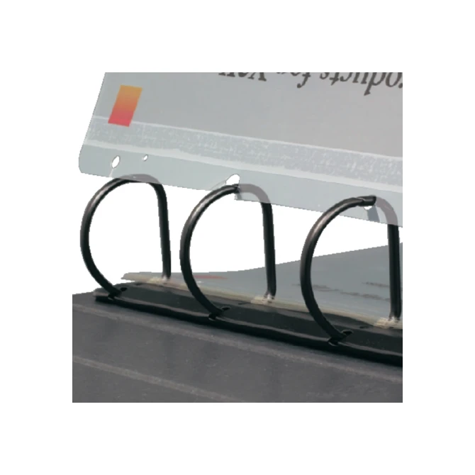 Opbergstrip Djois filestrip A4 295mm 2/4rings transparant 100 stuks