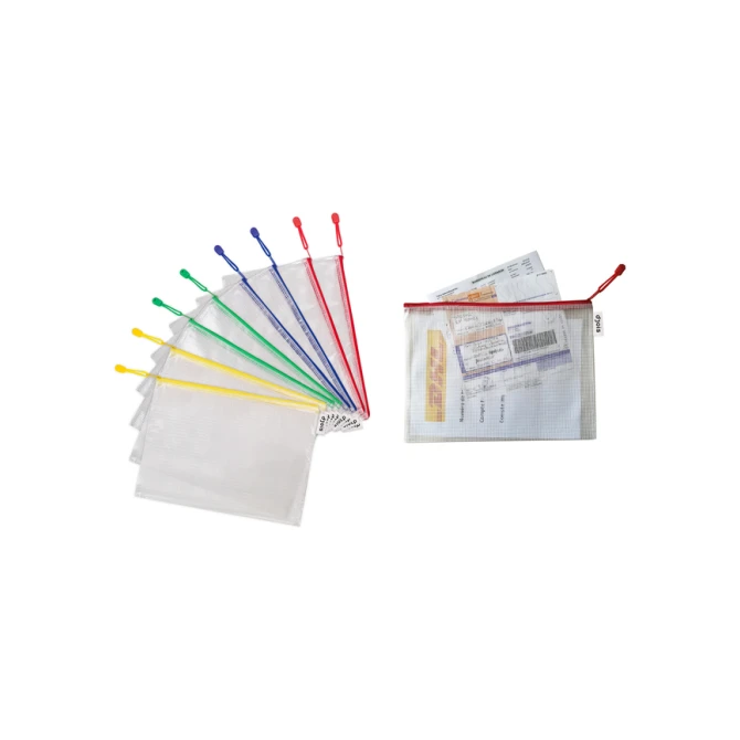 Opbergtas Djois met rits A4 assorti