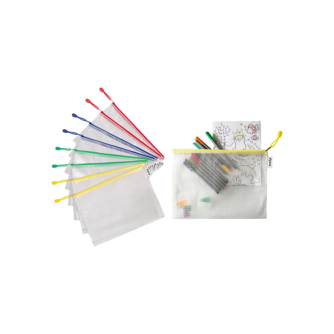 Opbergtas Djois met rits A4 assorti