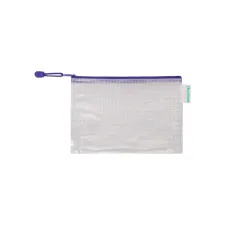 Opbergtas Tarifold met rits 235x165mm PVC blauw