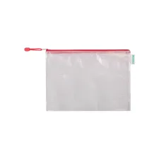 Opbergtas Tarifold met rits 330x240mm PVC rood